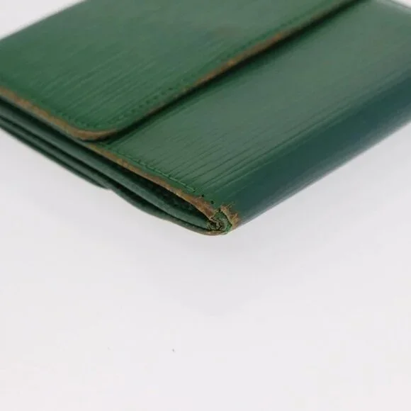 LOUIS VUITTON Hermes Epi Wallet Canvas 2 Set Red Green